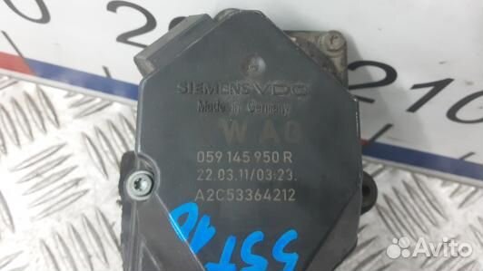 Дроссельная заслонка дизельная audi A6 C6 (5ST10BQ