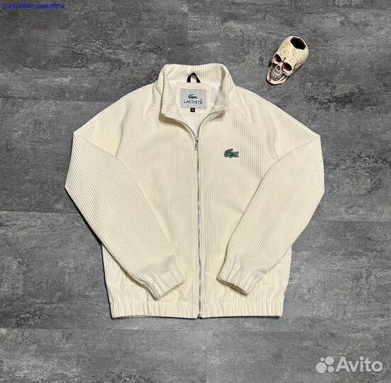 Кофта Lacoste вельветовая в стиле Old money