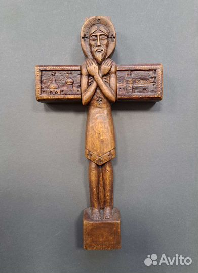 Резная старообрядческая икона в божницу