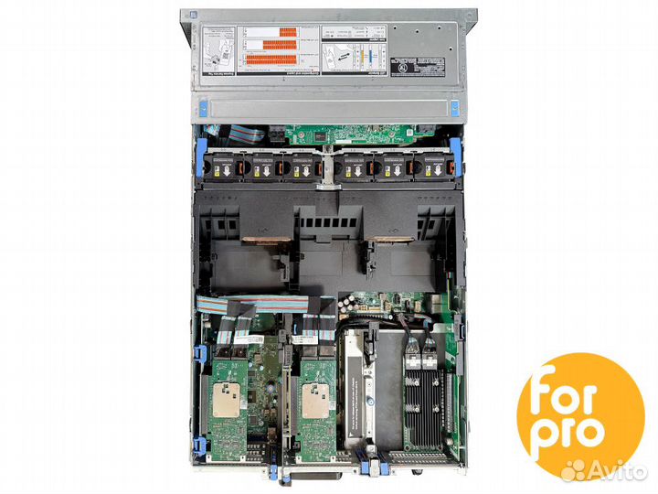 Сервер dell R740xd 24SFF 2x4110Sil 384GB, H330