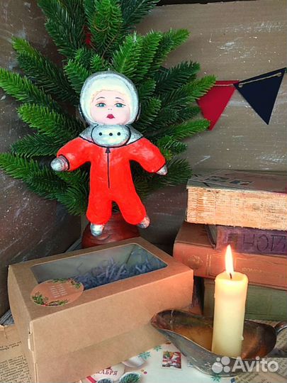 Ватная ёлочная игрушка,продаю