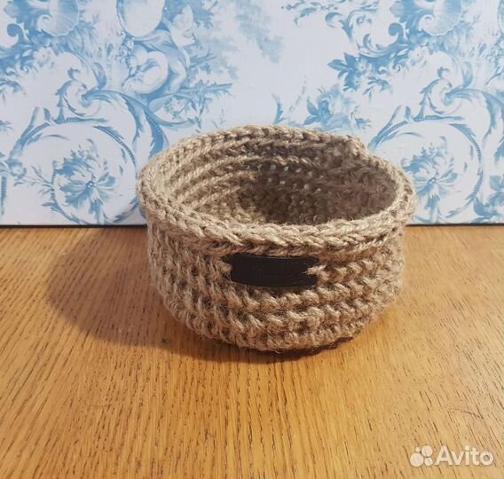 Корзинка из джута