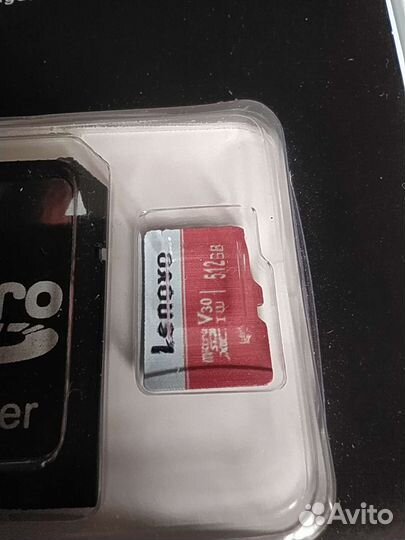 Карта памяти MicroSD. Lenovo. 512 Gb.Class 10