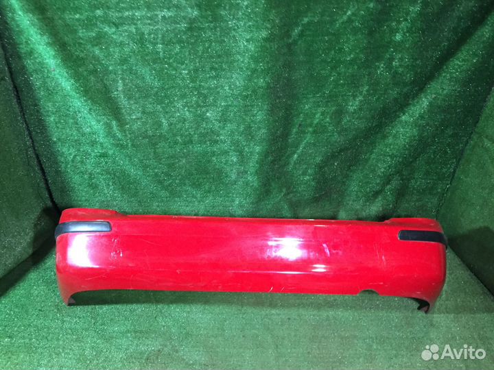 Бампер задний HB Mazda 323 BJ Красный с накладками