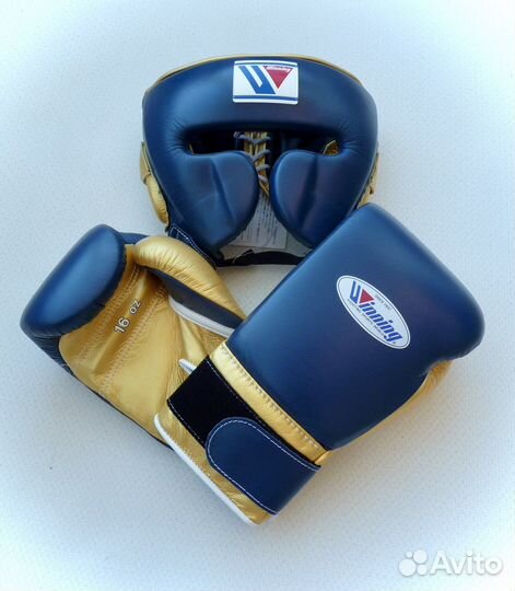 Winning Custom боксерские перчатки и шлем