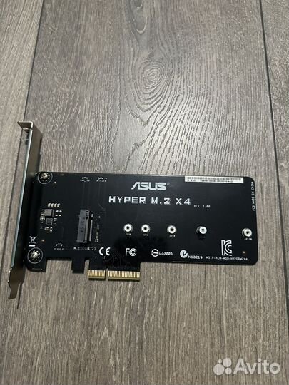 Контроллер Asus hyper M.2 X4 mini