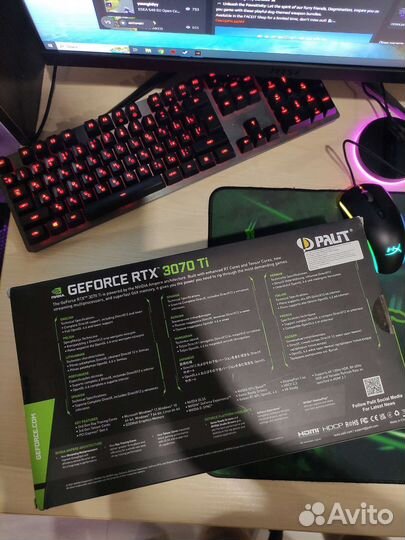 Видеокарта rtx 3070ti