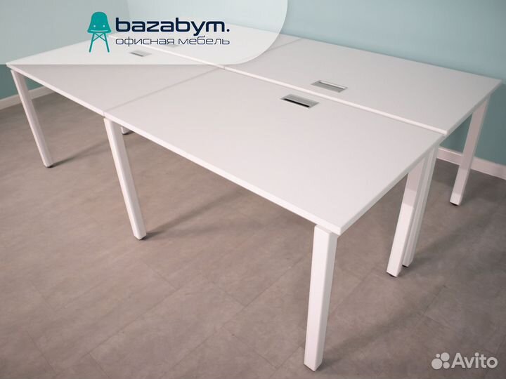 Стол бенч-система 4 рабочих места 73х250х150 см