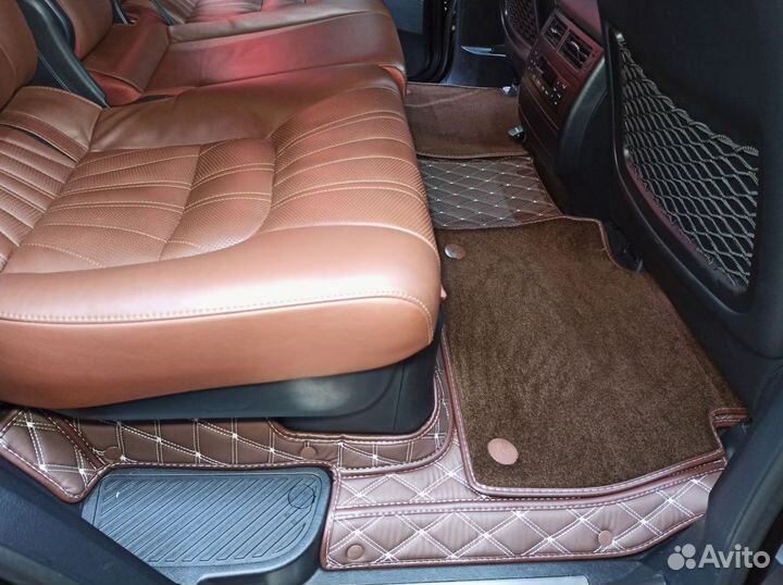 3D коврики из экокожи toyota land cruiser 200