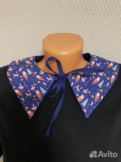 Воротничок новогодний сьемный