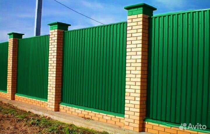 Забор из профнастила