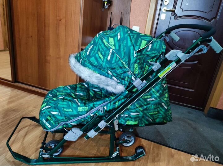 Санки коляска nika