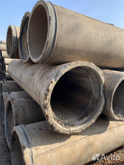 Труба бетонная 1000 мм, железобетонная на заезд