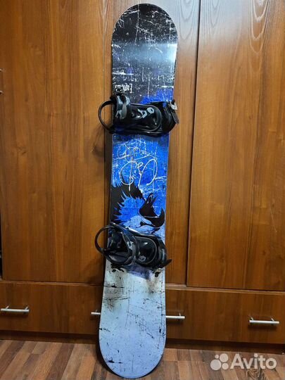 Сноуборд с креплениями(ремешковое)