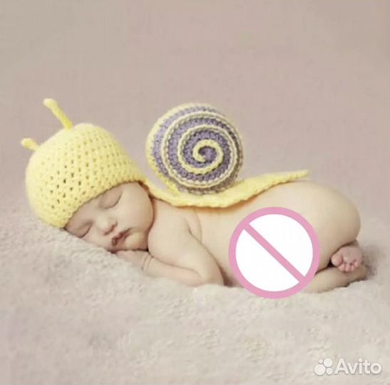 Костюм улитки для новорожденого