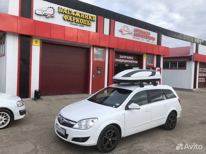 Автобокс Level Касатка 450л Opel Astra H caravan