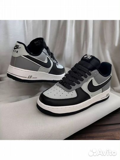 Nike Air Force 1 Black-Grey (40р)