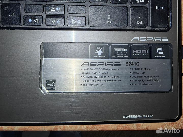 Ноутбук Acer 5741g