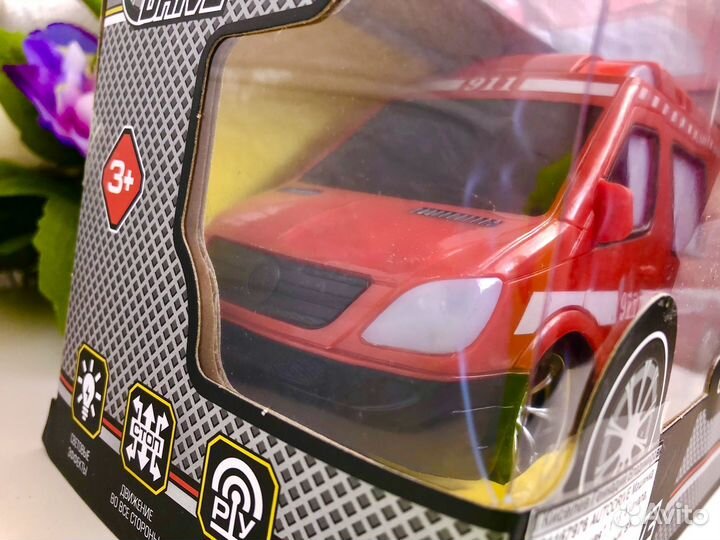 Новая машинка скорая помощь с пультом управления