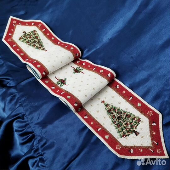 Новогодний декор, дорожка, салфетка