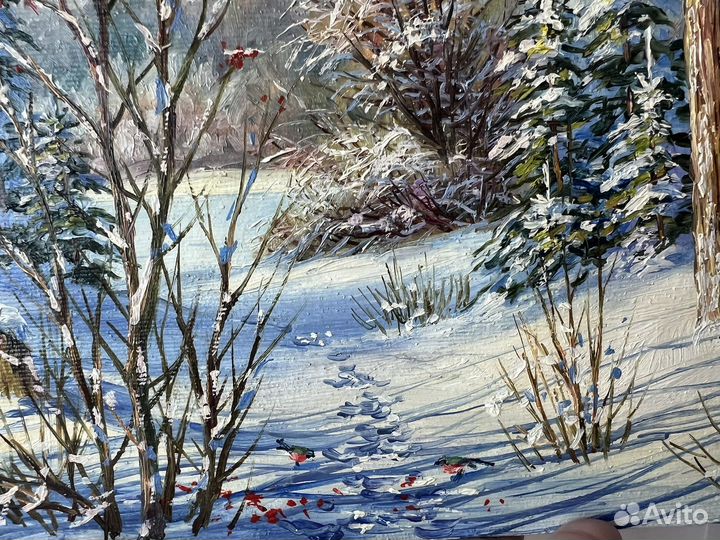 Картина маслом на холсте пейзаж