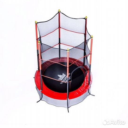 Батут с сеткой Триумф Норд детский. (диаметр 140 с