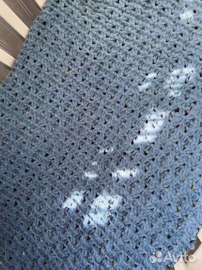 Плед детский вязаный