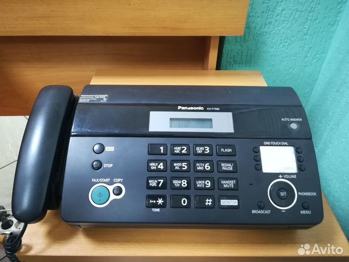 Факс panasonic kx ft982