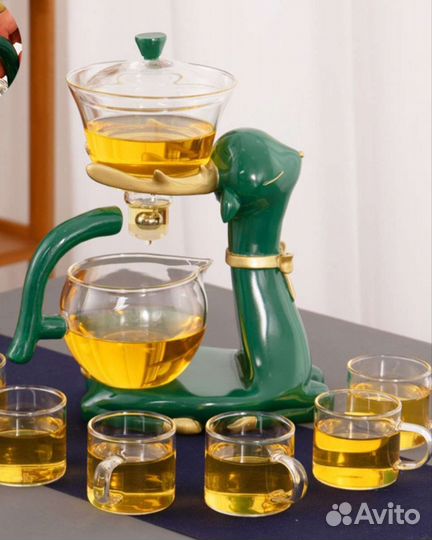 Чайник заварочный стеклянный магнитный