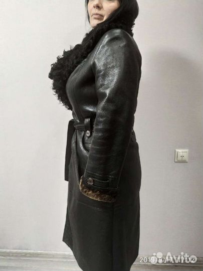 Дубленка натуральная женская 48 50