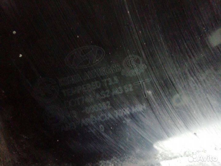 Стекло задней правой двери хендай сантафе 2