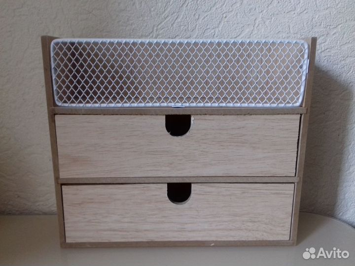 Деревянный декоративный ящик новый