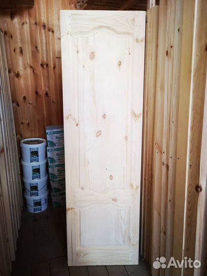 Филенчатые двери межкомнатные из массива Сосны