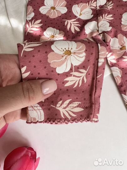 Летний костюм C&A 62 футболка леггинсы