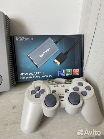 Sony PS1 + 900 игр psio Mode 512GB+аксессуары+hdmi