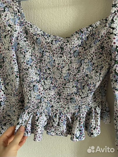 Блузка с длинным рукавом