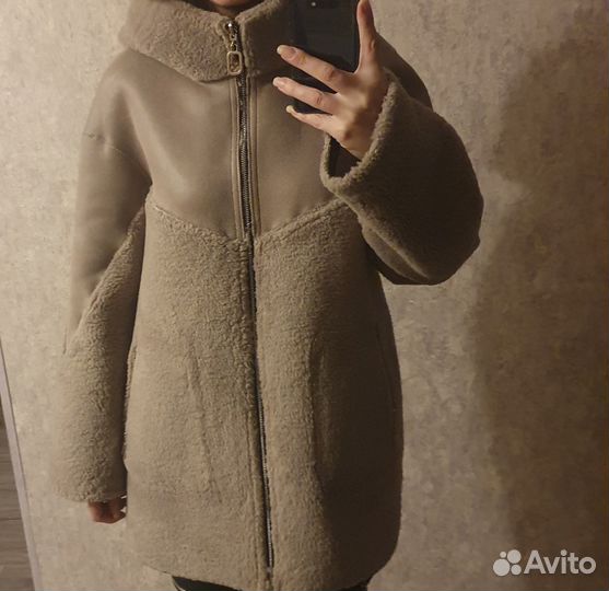 Дубленка женская зимняя 42 44