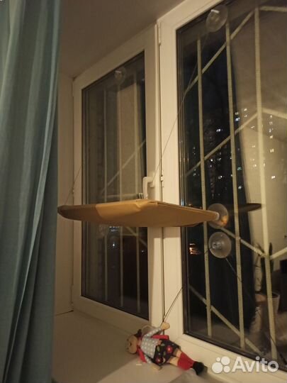 Гамак для кота на присосках,лежанка домик туннель