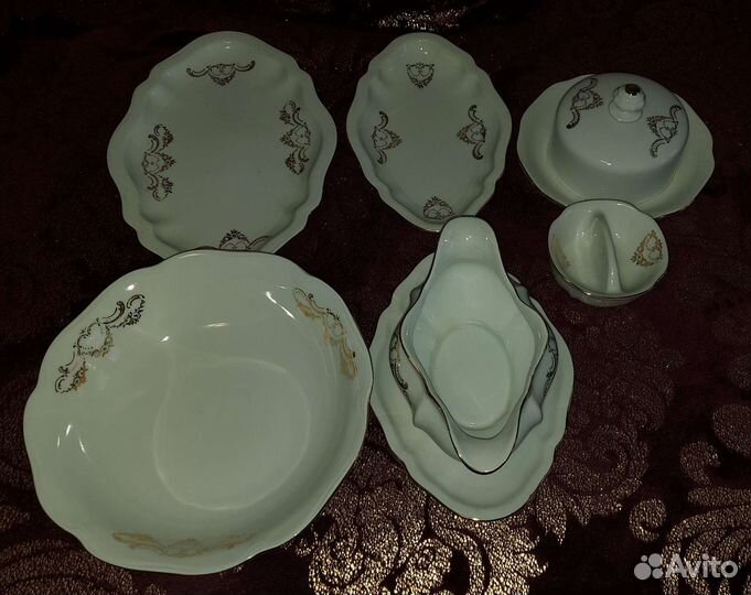 Сервиз столовый bohemia made in Czechoslovakia