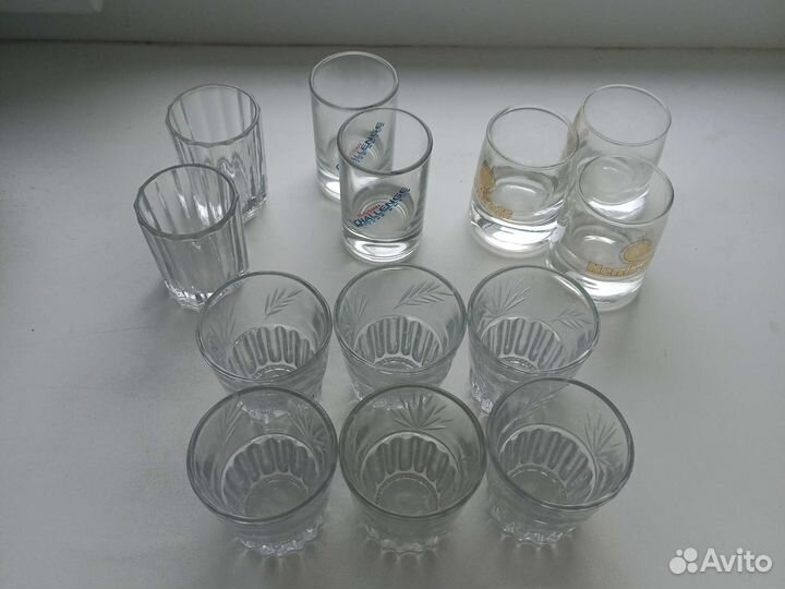 Стопки стекло