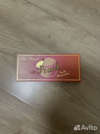 Палетка теней too faced peach