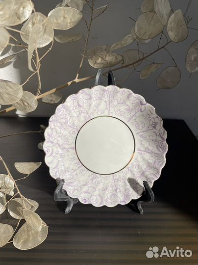 Кофейное блюдце Графин лфз СССР