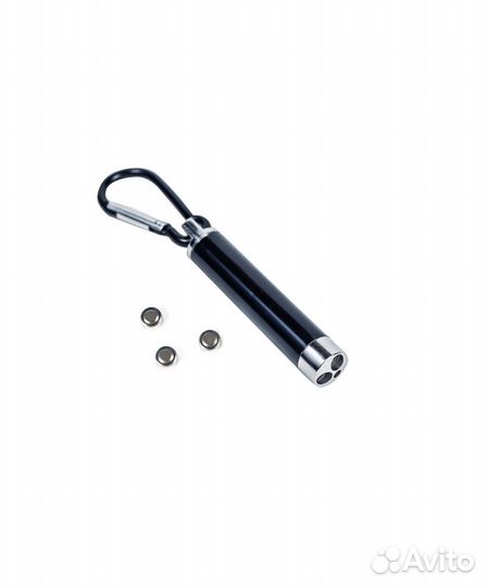 Лазерная указка - фонарик, с карабином