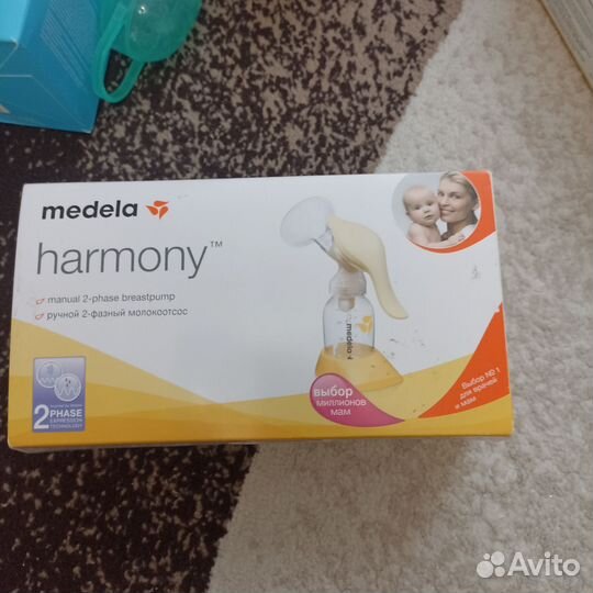 Молокоотсосы ручные, накладки на грудь