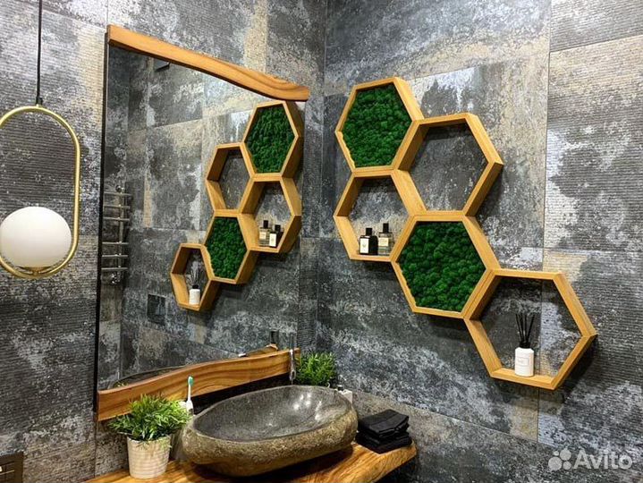 Соты с мхом