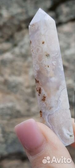 Агат Цветочный Сакура Кристалл