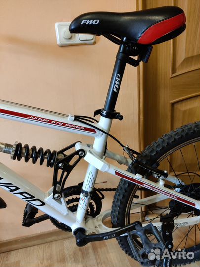 Велосипед горный подростковый 24 двухподвес