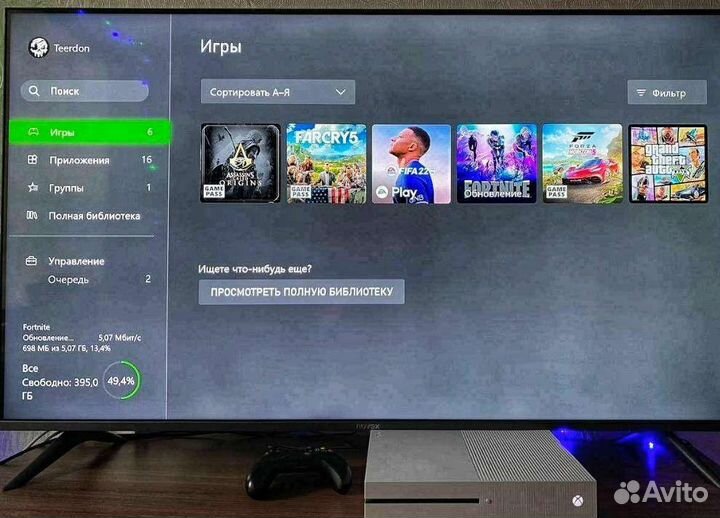 Xbox One s 1tb 2 Геймпады