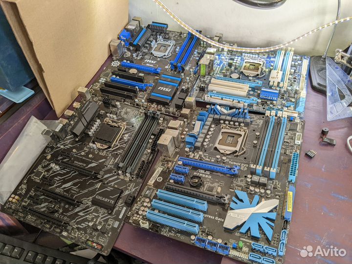 Материнские платы Intel 1156/1155/1150/1151v2