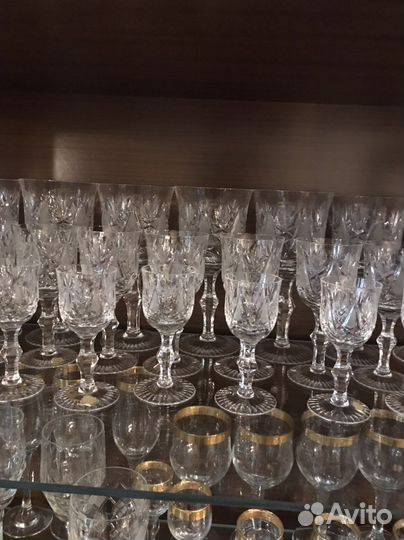 Хрустальные фужеры гдр
